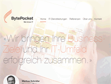 Tablet Screenshot of bytepocket.com